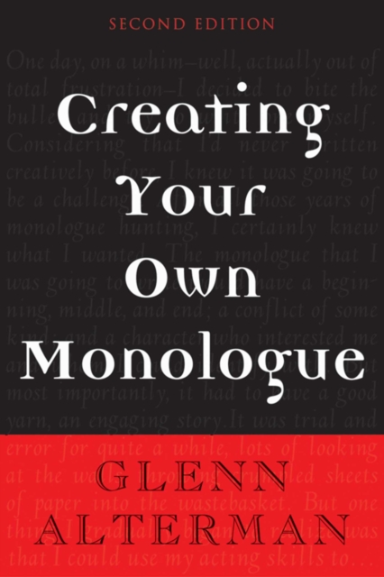 Creating Your Own Monologue, EPUB eBook
