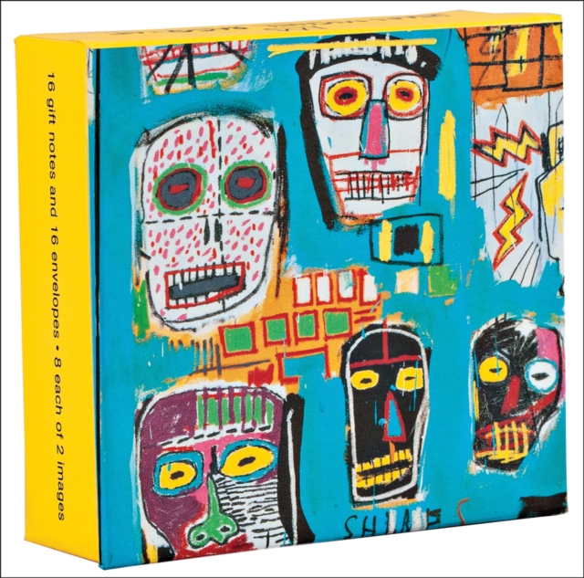 Jean-Michel Basquiat Mini FlipTop Notecard Box, Cards Book