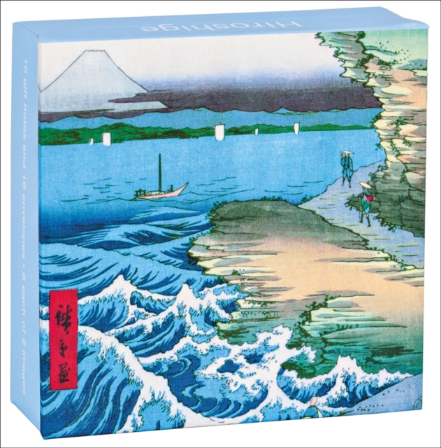 Hiroshige Mini FlipTop Notecard Box, Cards Book
