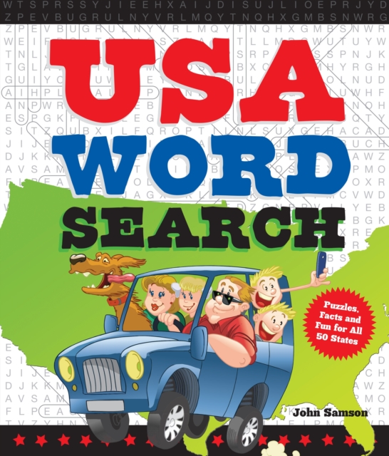 USA Word Search : Puzzles, Facts, and Fun for 50 States, Spiral bound Book