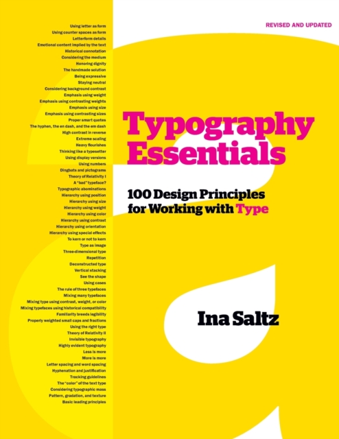 Typography Essentials Revised and Updated : 100 Design Principles for Working with Type, Paperback / softback Book
