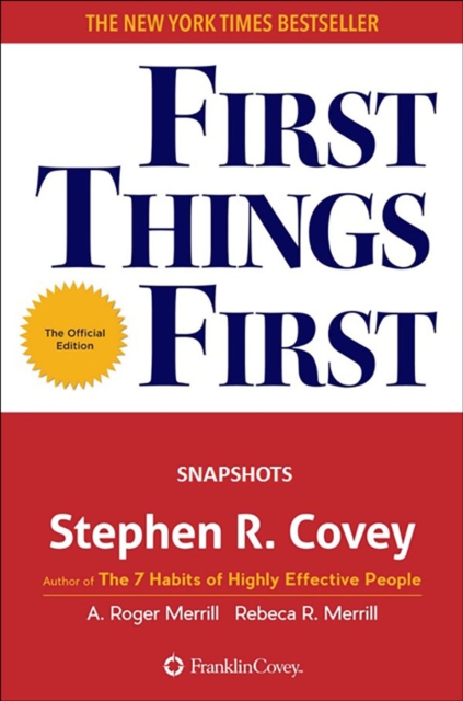 First Things First : Snapshots, EPUB eBook