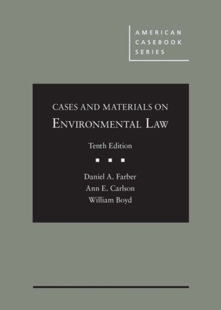 Cases and Materials on Environmental Law, Hardback Book