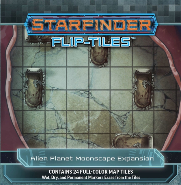 Starfinder Flip-Tiles: Alien Planet Moonscape Expansion, Game Book