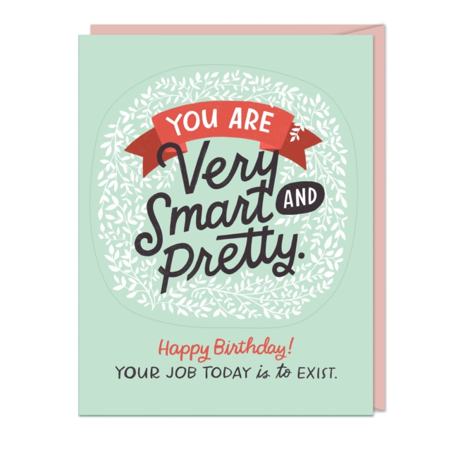 6-Pack Em & Friends You Are Very Smart and Pretty (Birthday) Sticker Cards, Multiple-component retail product, shrink-wrapped Book