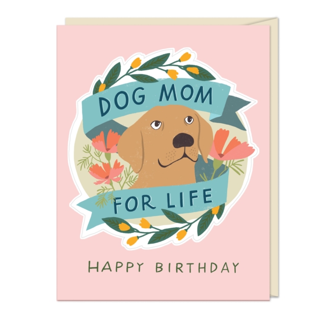 6-Pack Em & Friends Dog Mom for Life - Birthday Sticker Cards, Multiple-component retail product, shrink-wrapped Book