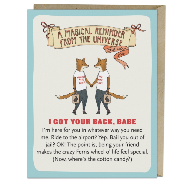 6-Pack Em & Friends Got Your Back Affirmators! Greeting Cards, Multiple-component retail product, shrink-wrapped Book