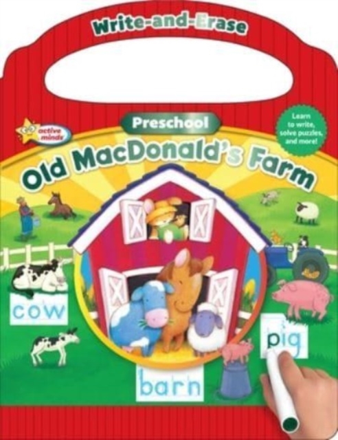 Active Minds Write-And-Erase Preschool Old Macdonald's Farm, Board book Book
