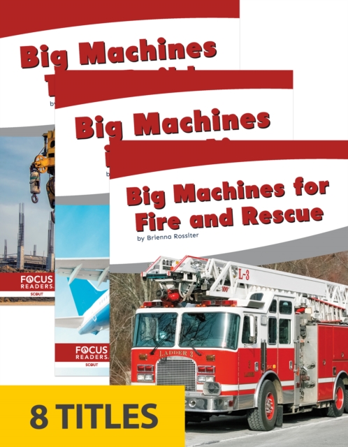 Big Machines (Set of 8), Hardback Book