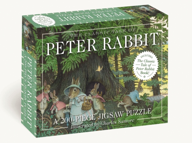 The Classic Tale of Peter Rabbit 200-Piece Jigsaw Puzzle and   Book : A 200-Piece Family Jigsaw Puzzle Featuring the Classic Tale of Peter Rabbit!, Jigsaw Book