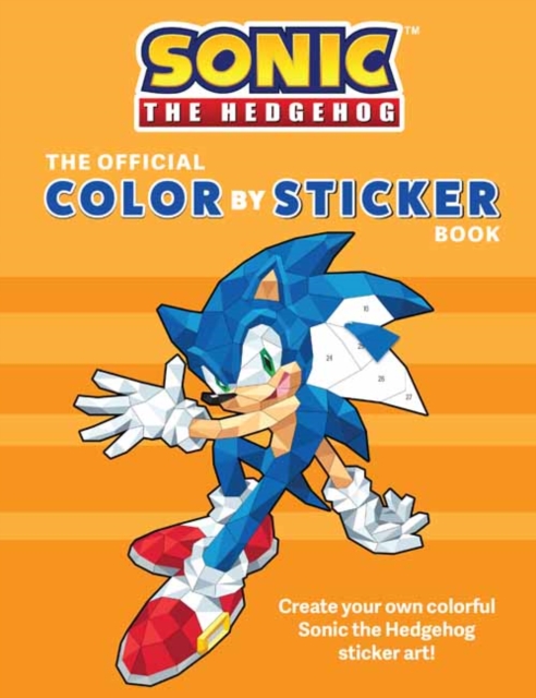 Sonic the Hedgehog : The Official Color by Sticker Book , Paperback / softback Book