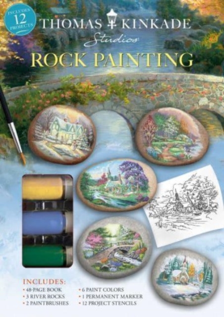 Thomas Kinkade Rock Painting, Multiple-component retail product Book