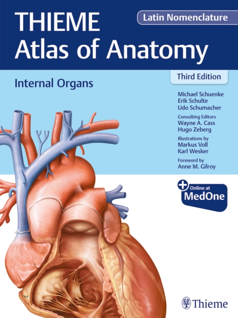 Internal Organs (THIEME Atlas of Anatomy), Latin Nomenclature, Hardback Book