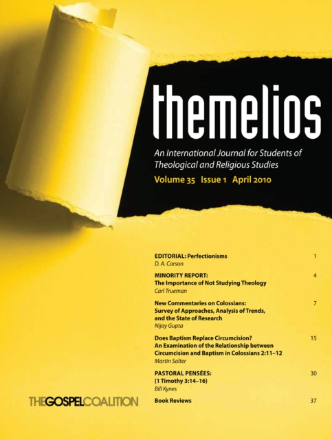 Themelios, Volume 35, Issue 1, PDF eBook