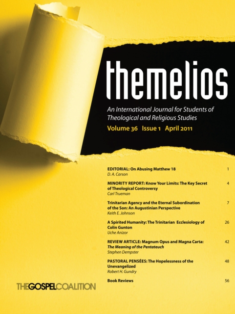 Themelios, Volume 36, Issue 1, PDF eBook