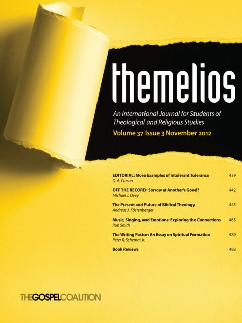 Themelios, Volume 37, Issue 3, PDF eBook