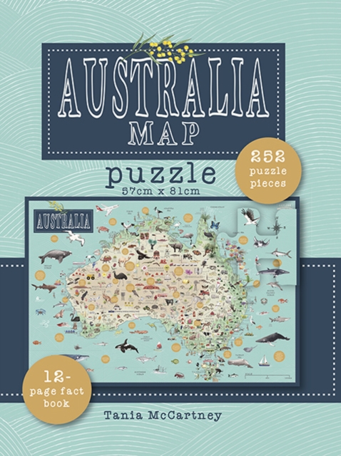 Australia Map Puzzle : Includes book & 252-piece puzzle, Jigsaw Book