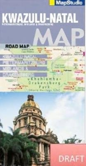 Kwazulu-Natal road map : Pietermaritzburg, Midlands & Drakensberg, Sheet map, folded Book
