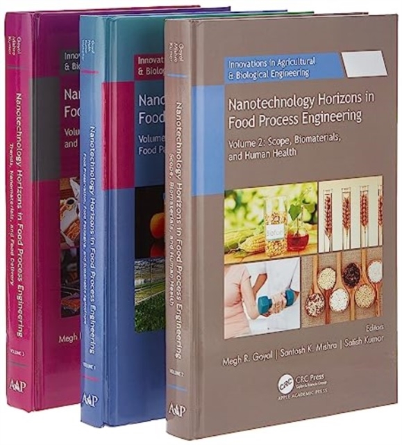 Nanotechnology Horizons in Food Process Engineering : 3-volume set, Multiple-component retail product Book
