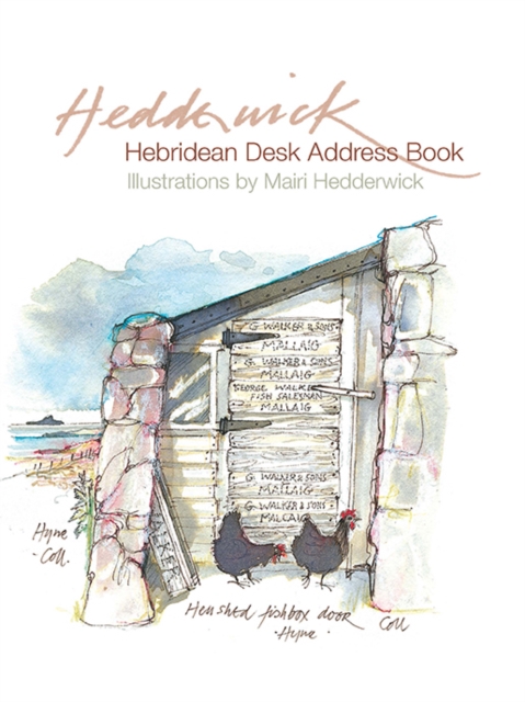 Hebridean Desk Address Book, Hardback Book