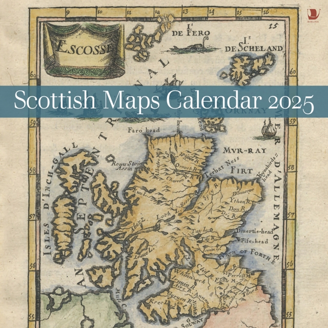 Scottish Maps Calendar 2025, Calendar Book