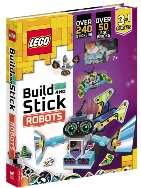 LEGO® Books: Build and Stick: Robots, Hardback Book