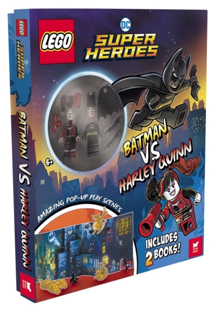 LEGO® DC Super Heroes™: Batman vs. Harley Quinn (with Batman™ and Harley Quinn™ minifigures, pop-up play scenes and 2 books), Hardback Book