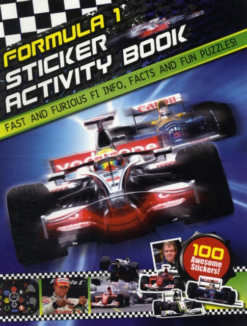 F1 Sticker Activity Book, Paperback Book