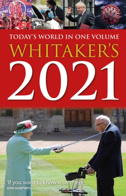 Whitaker's 2021 : Today's World In One Volume, Hardback Book