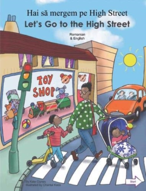 Let's Go to the High Street Romanian/English, Hardback Book