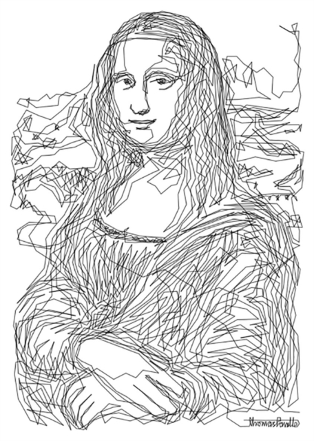 The Dot-to-Dot Mona Lisa Poster : Leonardo's Masterpiece in 3000 Dots Ready for You to Complete Yourself!, Poster Book