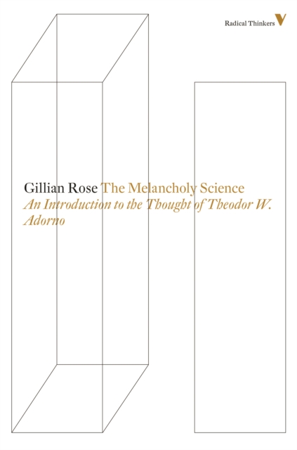 The Melancholy Science : An Introduction to the Thought of Theodor W. Adorno, EPUB eBook