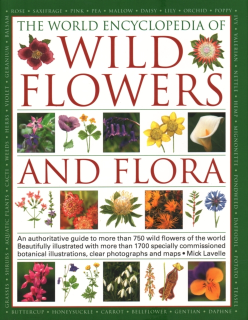 Wild Flowers & Flora, The World Encyclopedia of : An authoritative guide to more than 750 wild flowers of the world, beautifully illustrated with more than 1750 specially commissioned watercolours, ph, Paperback / softback Book