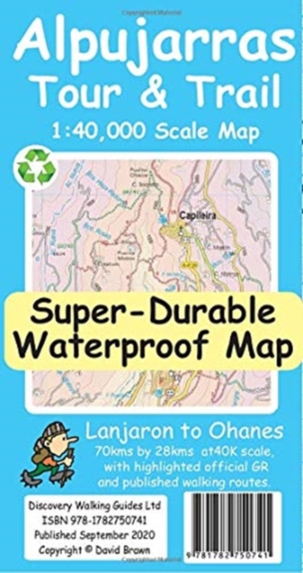 Alpujarras Tour and Trail Map, Sheet map Book