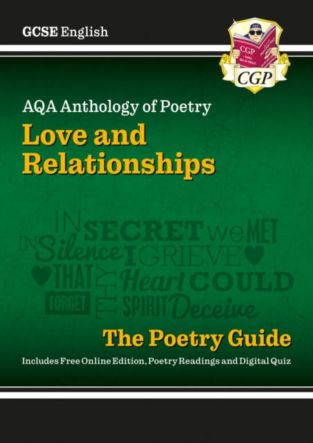 GCSE English AQA Poetry Guide - Love & Relationships Anthology inc. Online Edn, Audio & Quizzes, Multiple-component retail product, part(s) enclose Book