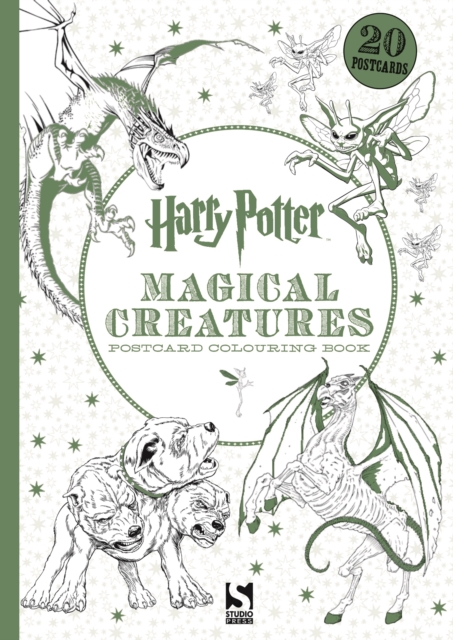 Harry Potter Magical Creatures Postcard Colouring Book : 20 postcards to colour, Paperback / softback Book