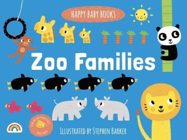 Happy Baby - Zoo Families, Hardback Book