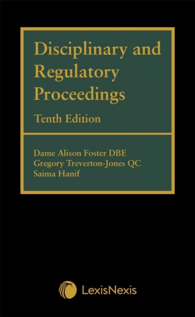 Disciplinary and Regulatory Proceedings, Hardback Book