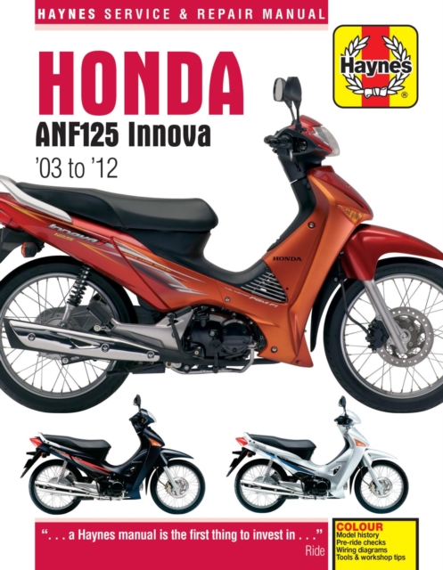 Honda ANF125 Innova Scooter (03 - 12), Paperback / softback Book
