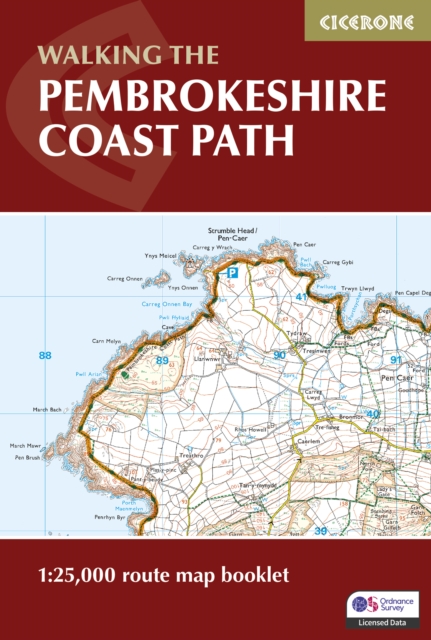 Pembrokeshire Coast Path Map Booklet : 1:25,000 OS Route Mapping, Paperback / softback Book