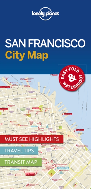 Lonely Planet San Francisco City Map, Sheet map, folded Book