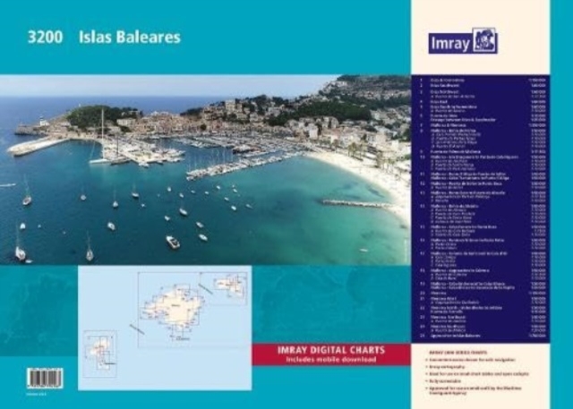Imray Chart Pack 3200 : Islas Baleares Wiro Bound, Spiral bound Book