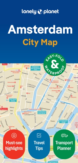 Lonely Planet Amsterdam City Map, Sheet map, folded Book