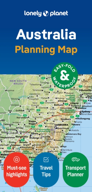 Lonely Planet Australia Planning Map, Sheet map, folded Book