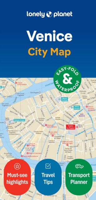 Lonely Planet Venice City Map, Sheet map, folded Book