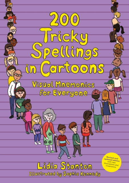 200 Tricky Spellings in Cartoons : Visual Mnemonics for Everyone - UK edition, EPUB eBook