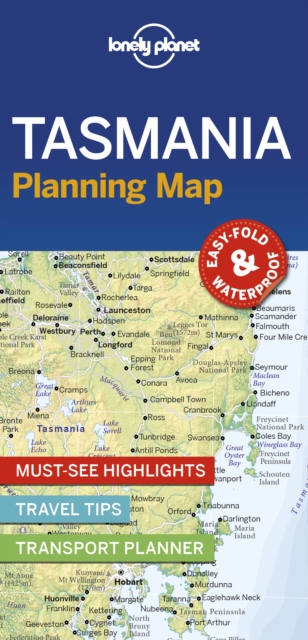 Lonely Planet Tasmania Planning Map, Sheet map, folded Book