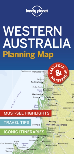 Lonely Planet Western Australia Planning Map, Sheet map, folded Book