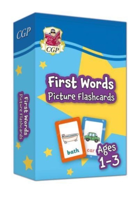First Words Picture Flashcards for Ages 1-3, Hardback Book