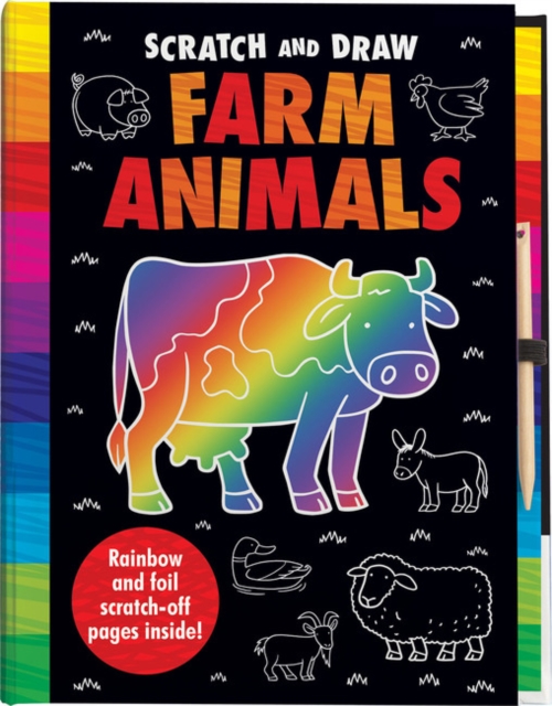 Scratch and Draw Farm Animals - Scratch Art Activity Book, Hardback Book
